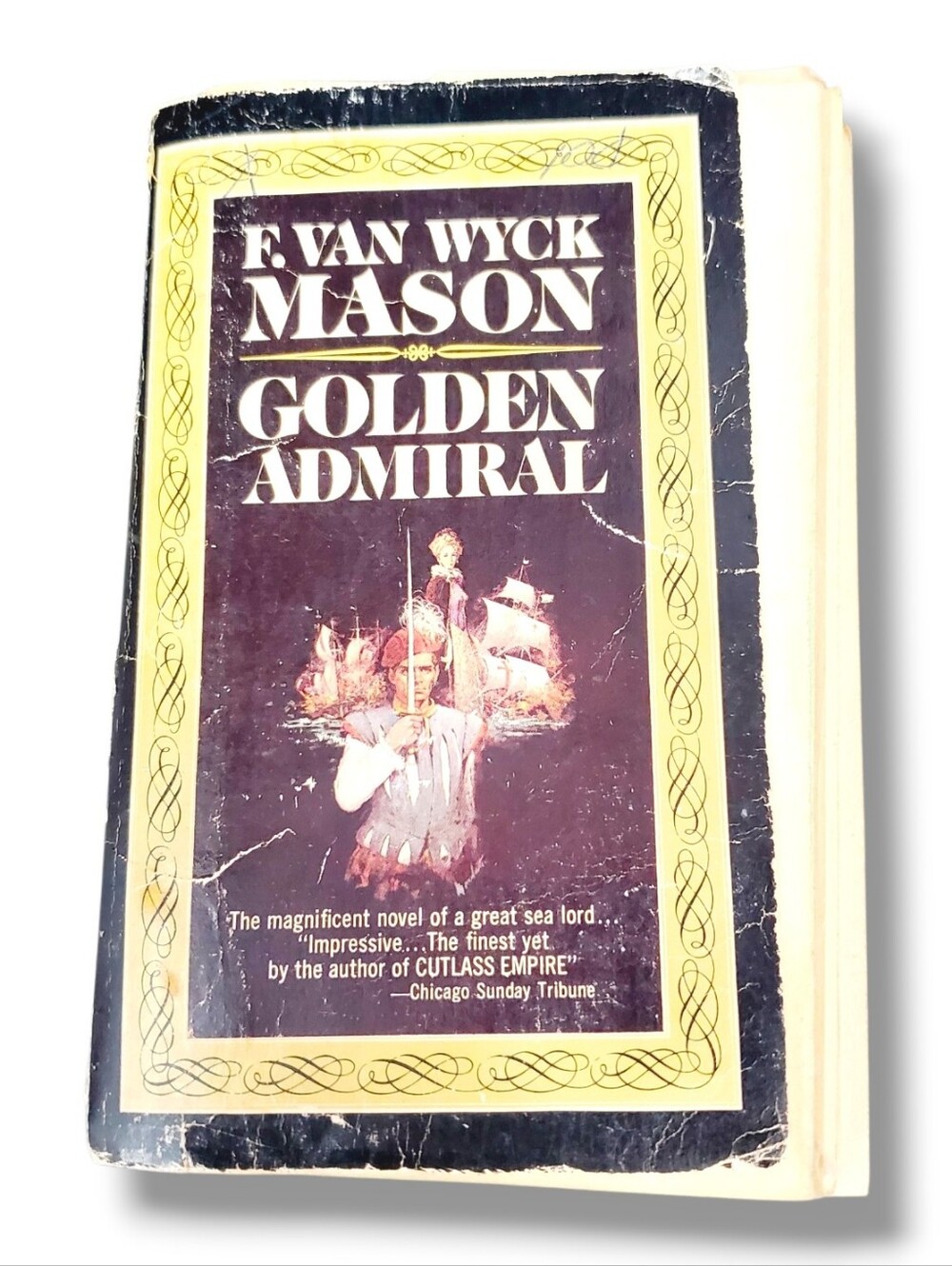 GOLDEN ADMIRAL by Evan Wyck Mason Popular Library 1953 Paperback PB-Novel
